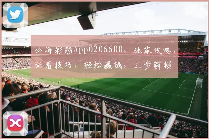 公海彩船App0206600，独家攻略，必看技巧，轻松赢钱，三步解锁